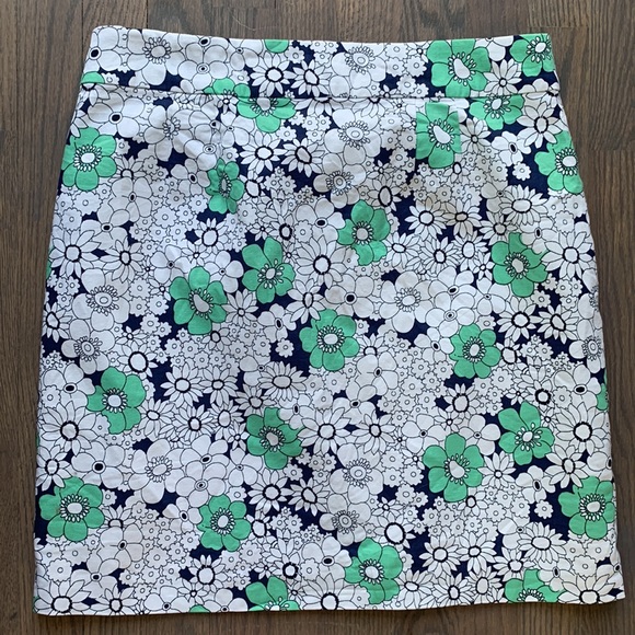 NWOT Talbots Floral spring/summer Fun Skirt, Size 10 - Picture 5 of 5